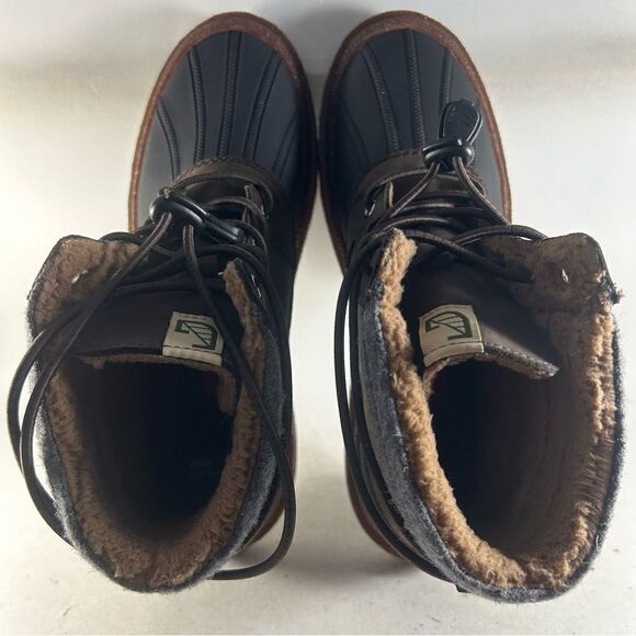 Hybrid Green Label Rayne Men’s Leather Boots Brown Size 11 - Picture 4 of 8